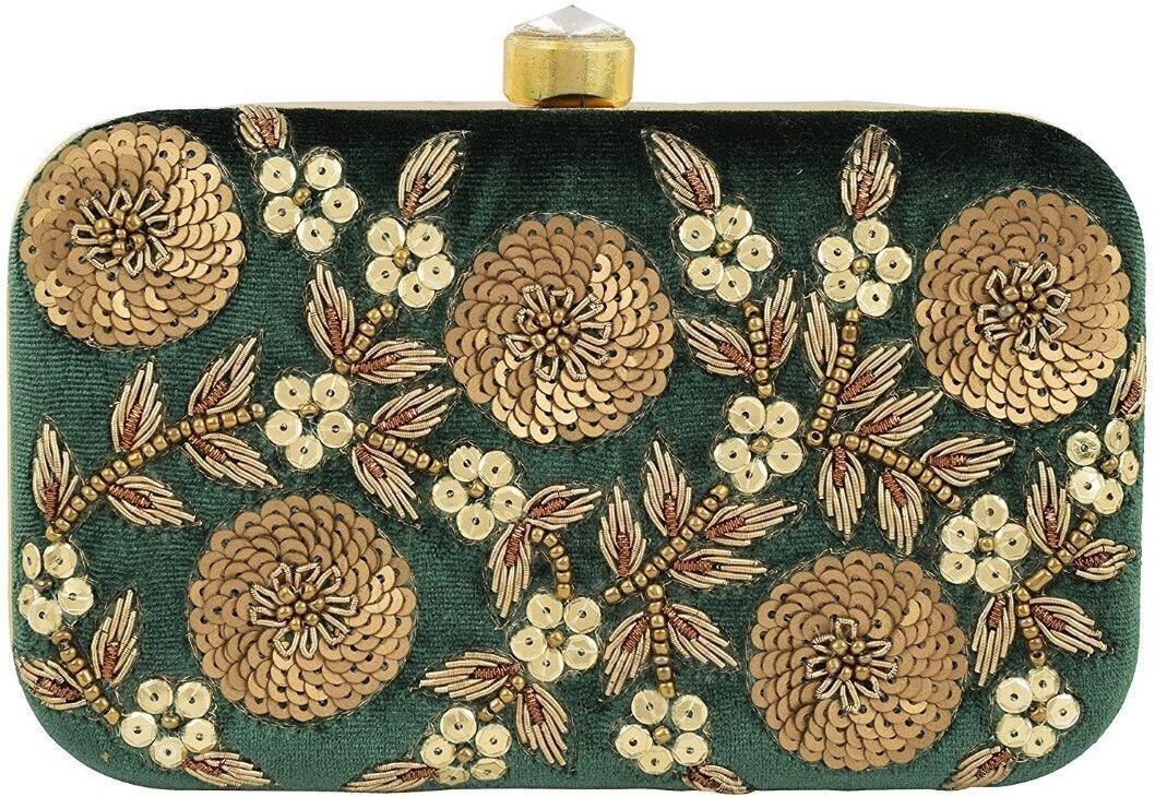 Casual Green Clutch-image-0