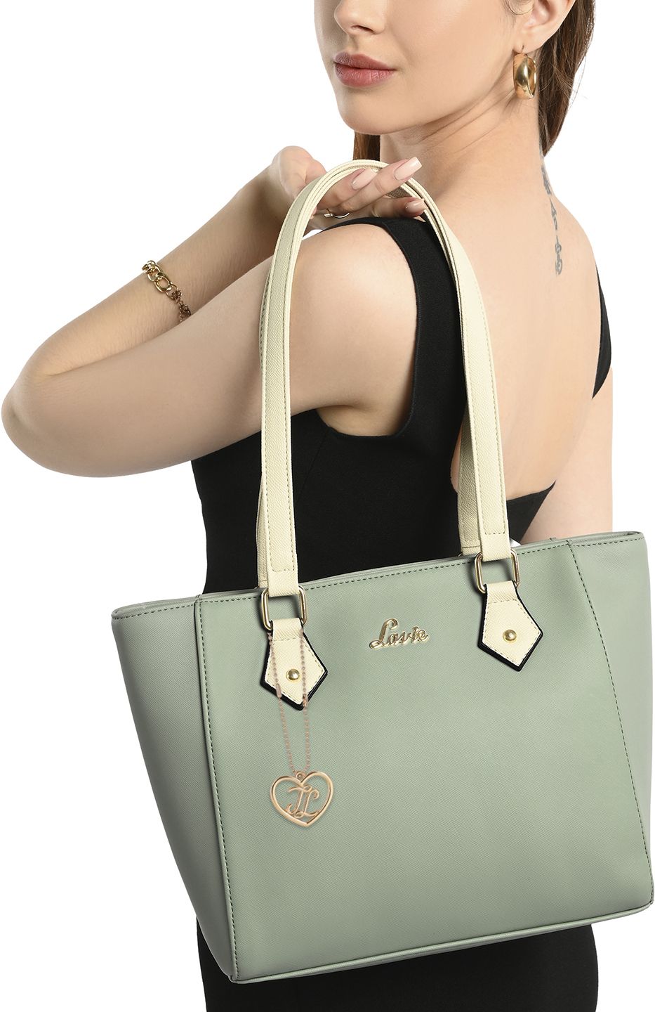 lavie Women Green Tote-picture-31