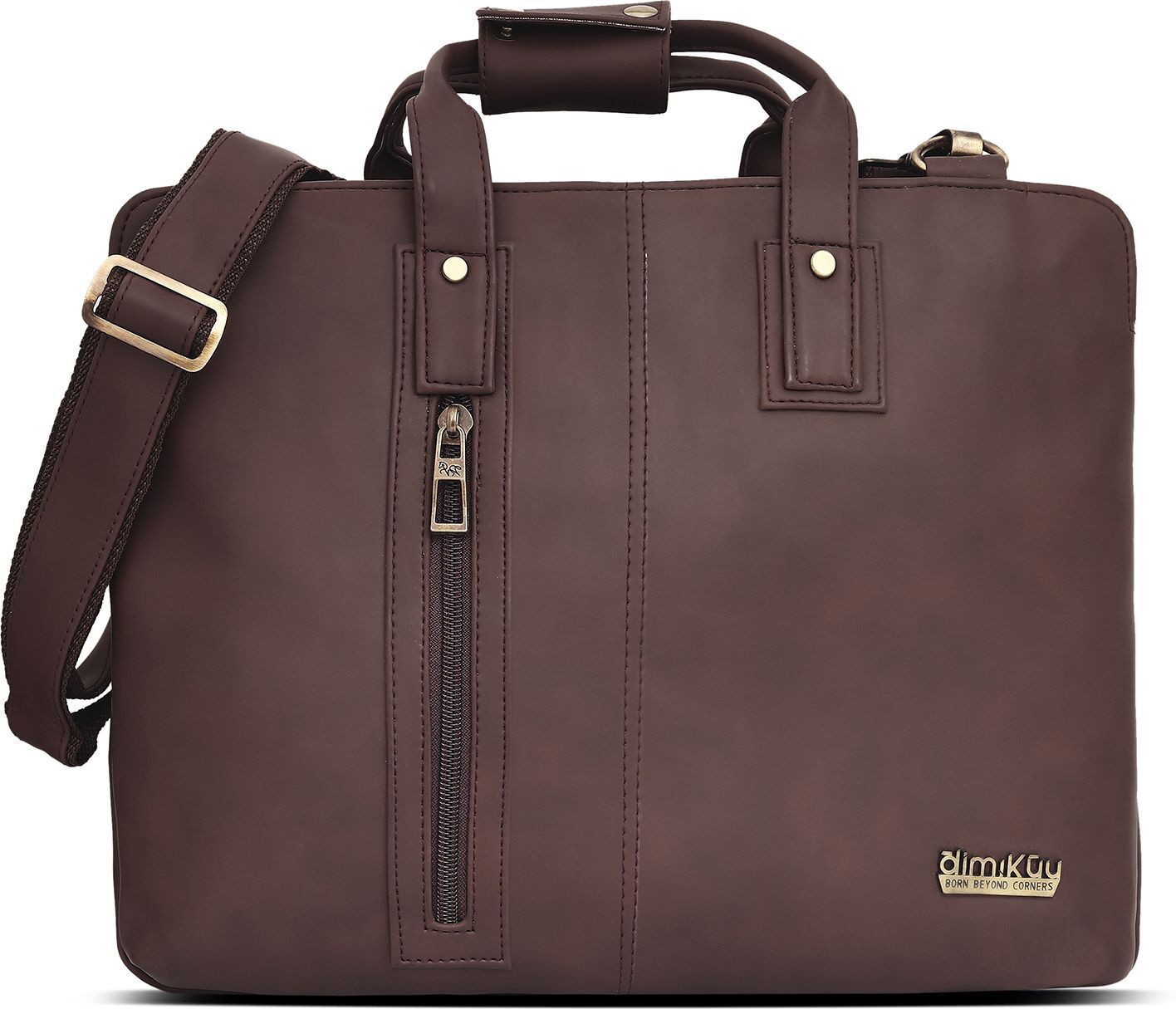 dimikuu Men & Women Brown Messenger Bag-picture-42