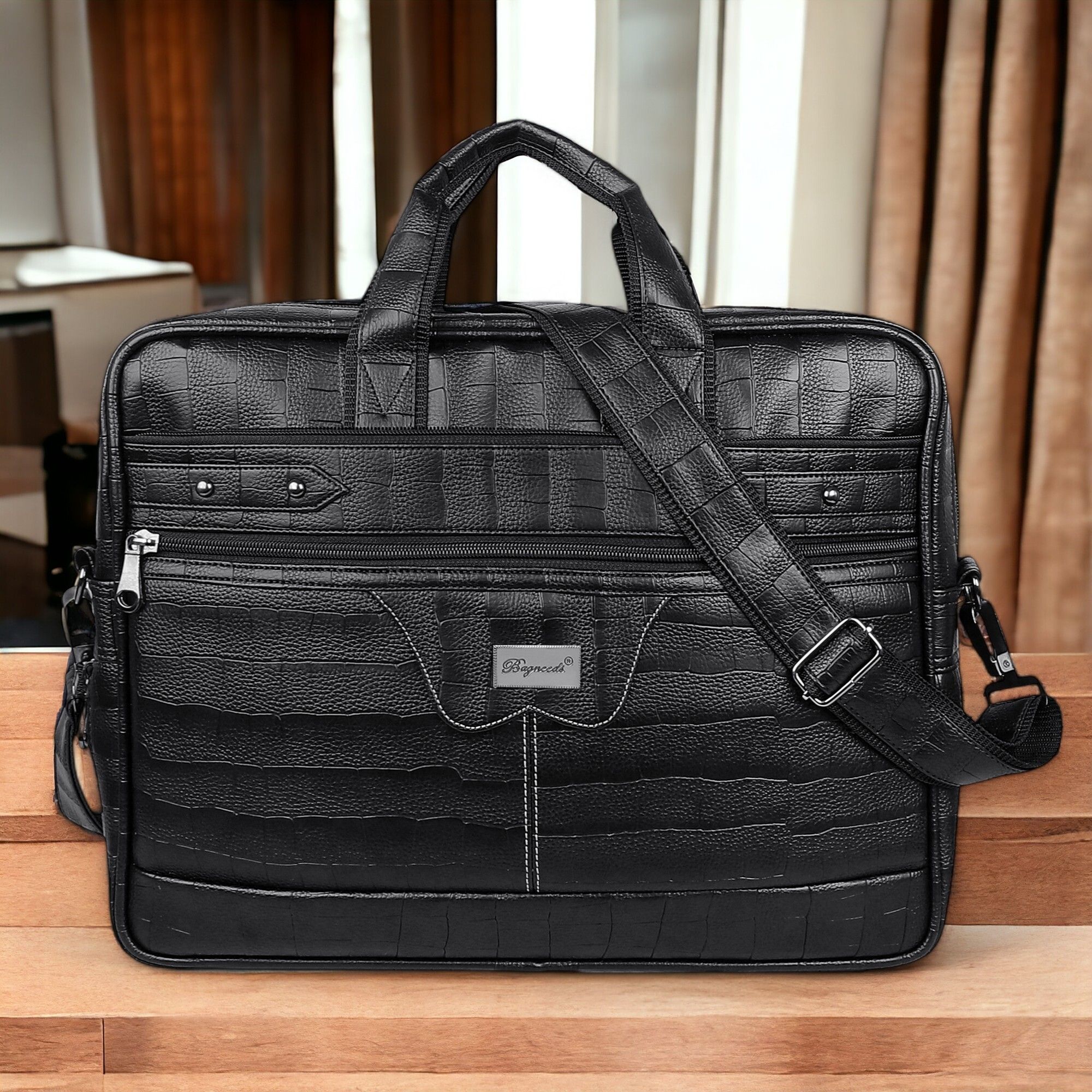 bagneeds Men & Women Black Messenger Bag-picture-26
