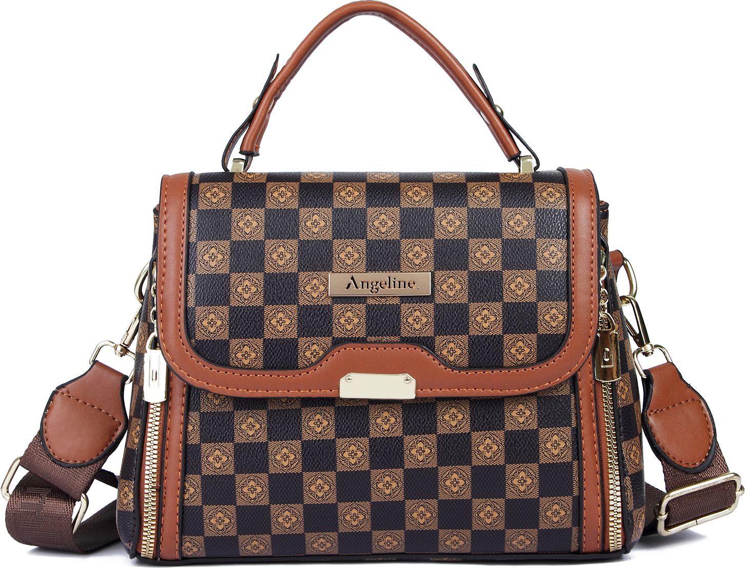 angeline Women Brown Messenger Bag-picture-11