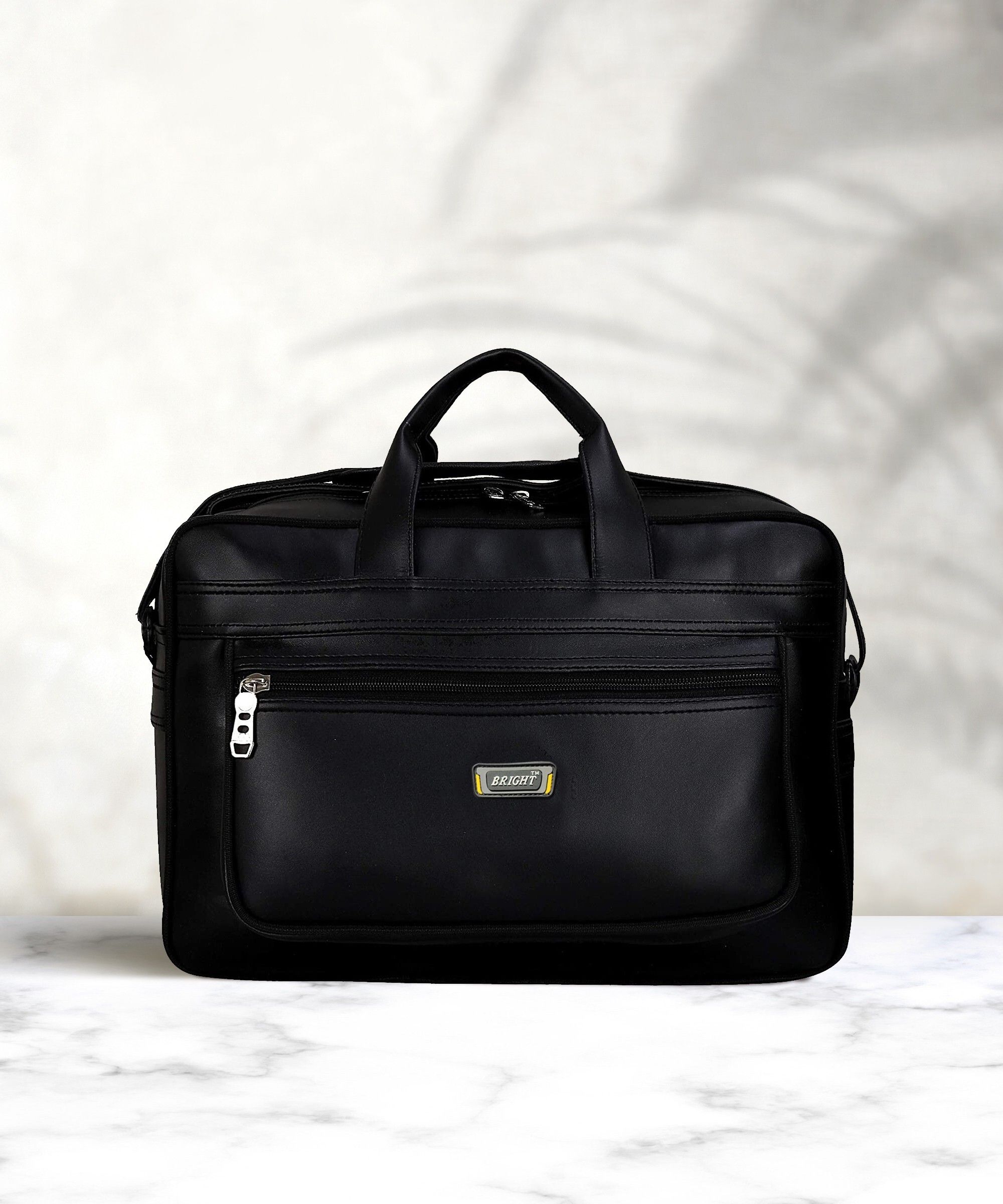 Men & Women Black Messenger Bag - Extra Spacious