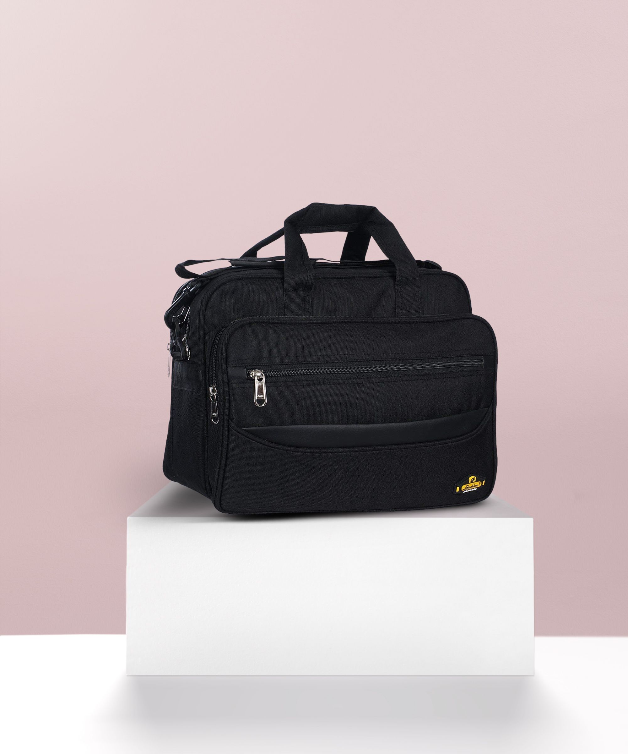 husamsons Men Black Messenger Bag - Extra Spacious-picture-18