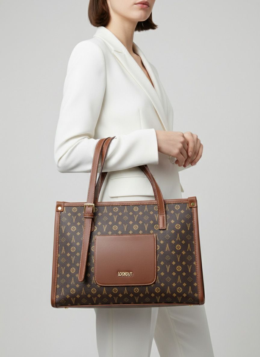 lookout fashion Women Brown Shoulder Bag-picture-20