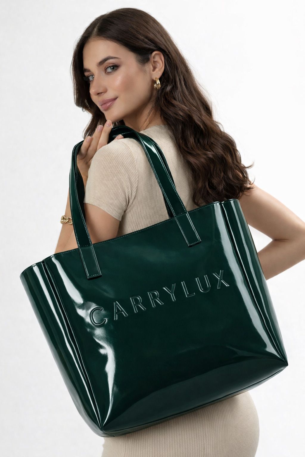 carrylux Women Green Tote-picture-21