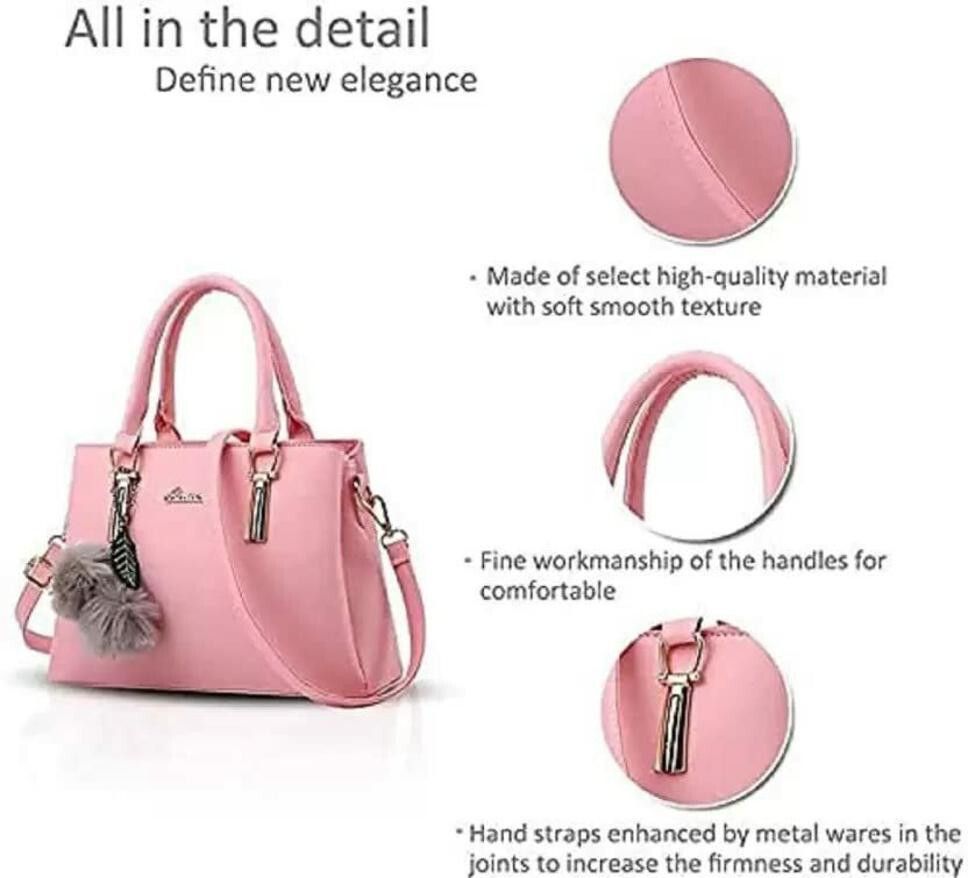 Women Pink Messenger Bag-image-43