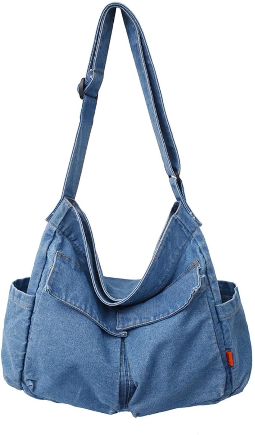 Women Blue Shoulder Bag-image-25