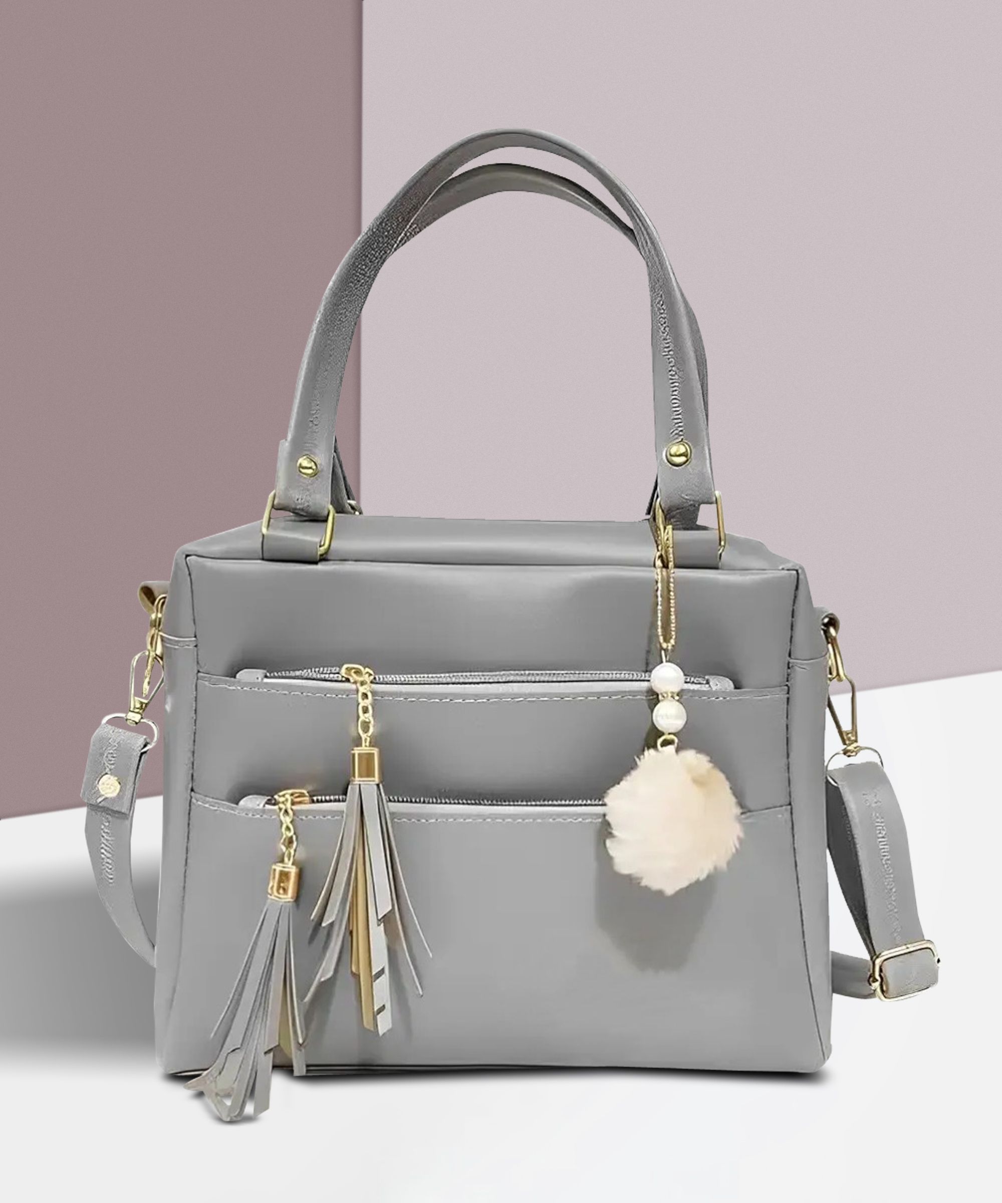 Women Grey Shoulder Bag