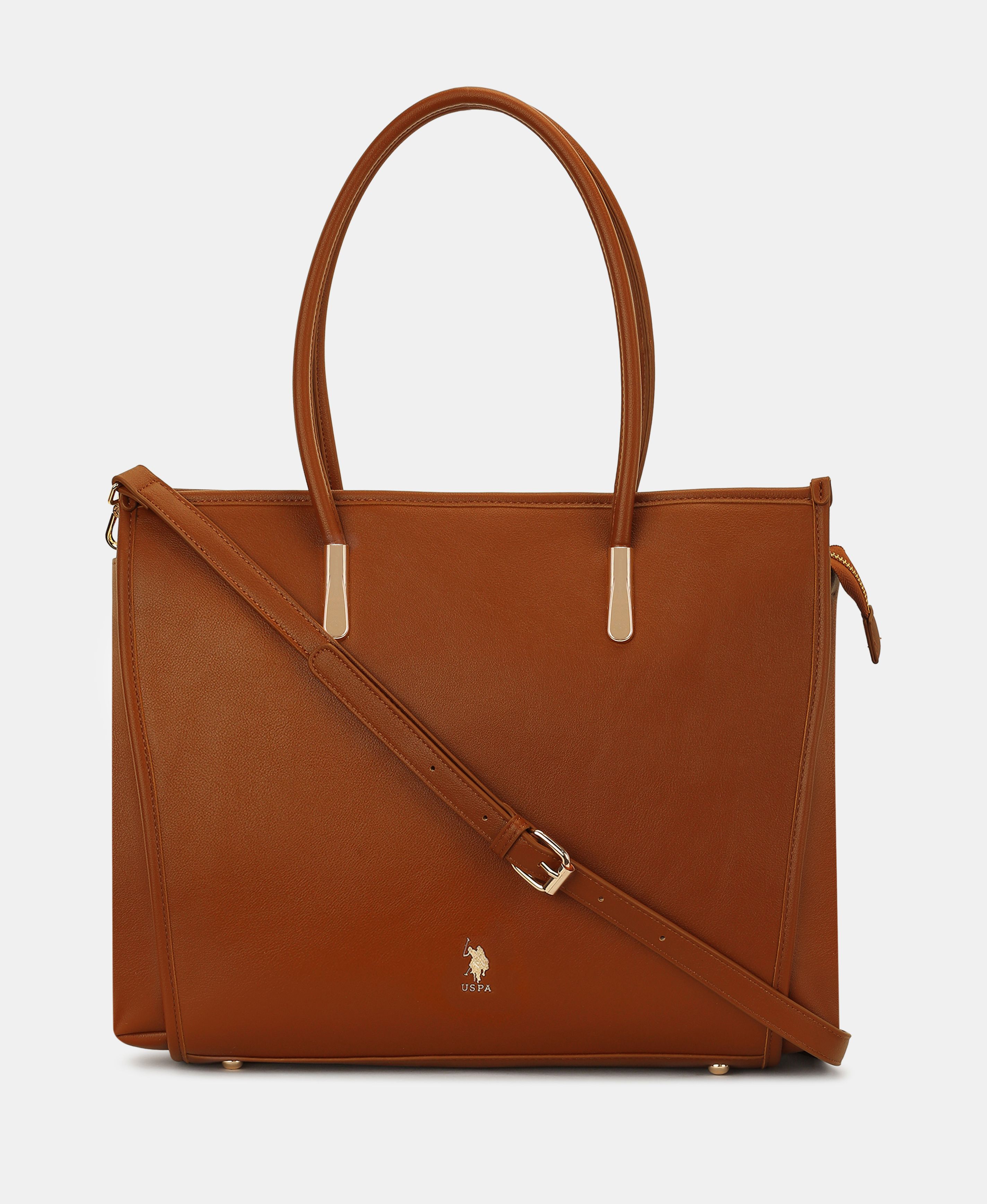 u.s. polo assn. Women Tan Tote-picture-14