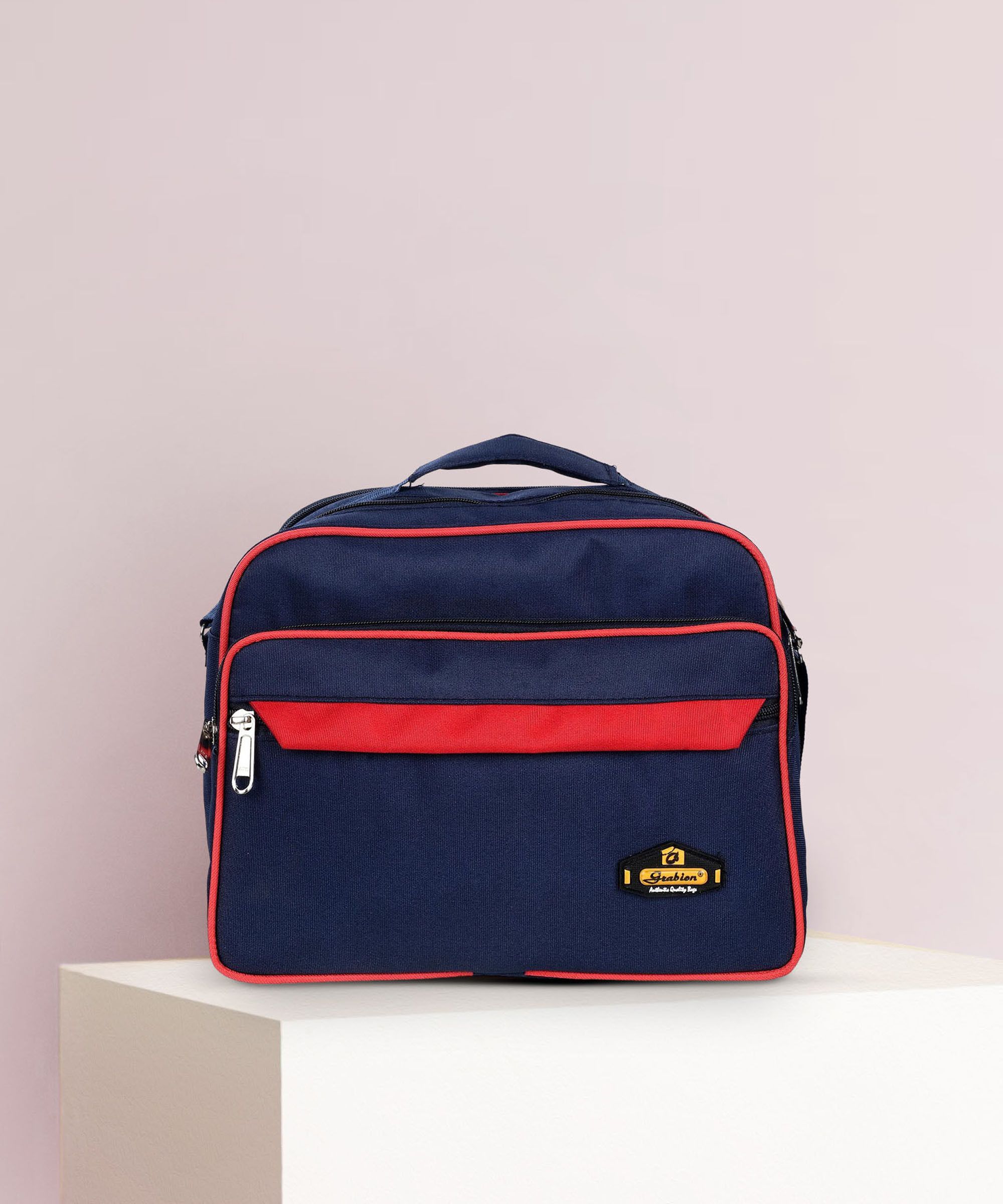 as grabion Men Blue, Red Messenger Bag - Extra Spacious-picture-24