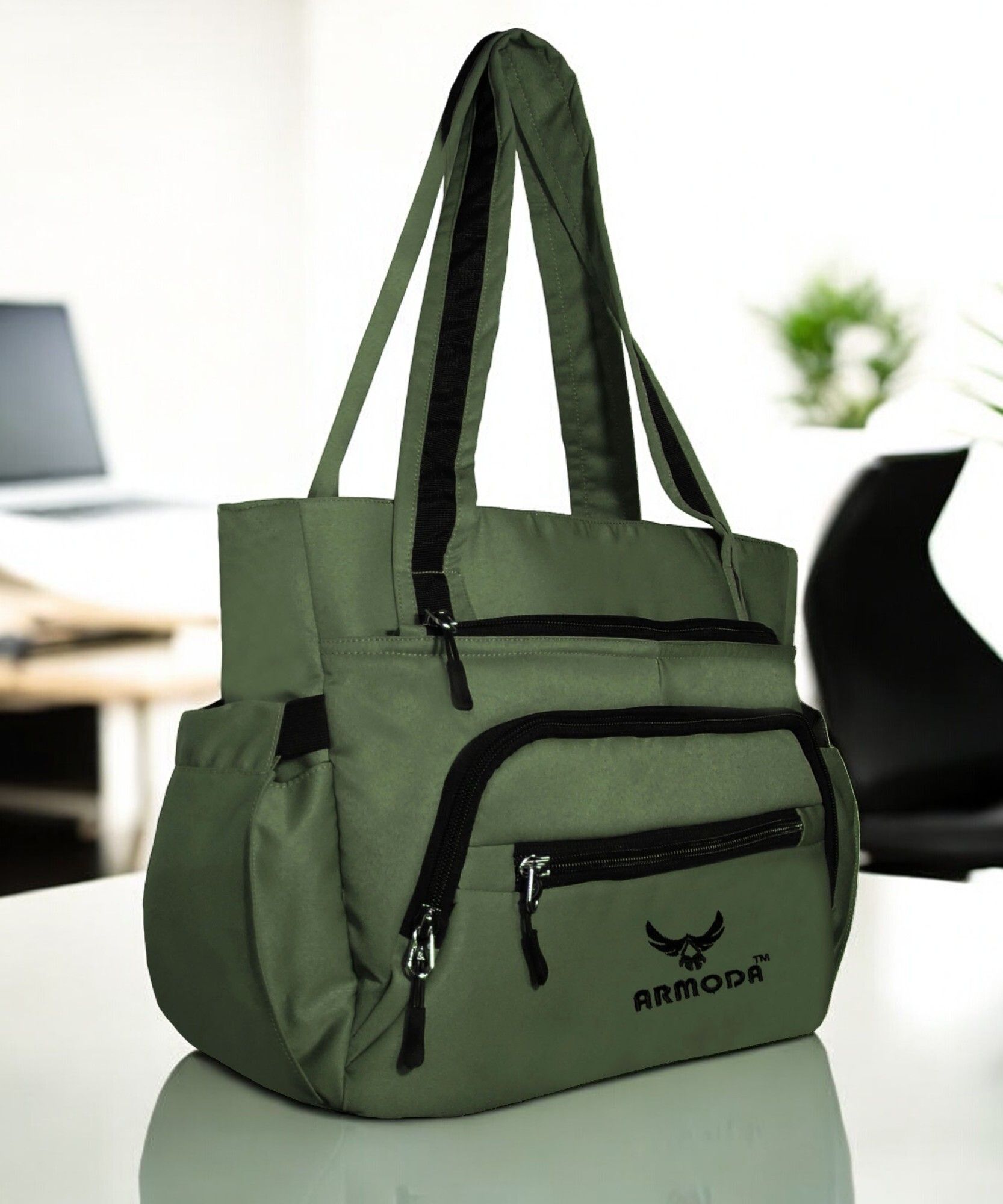 armoda Women Green, Black Shoulder Bag-picture-19