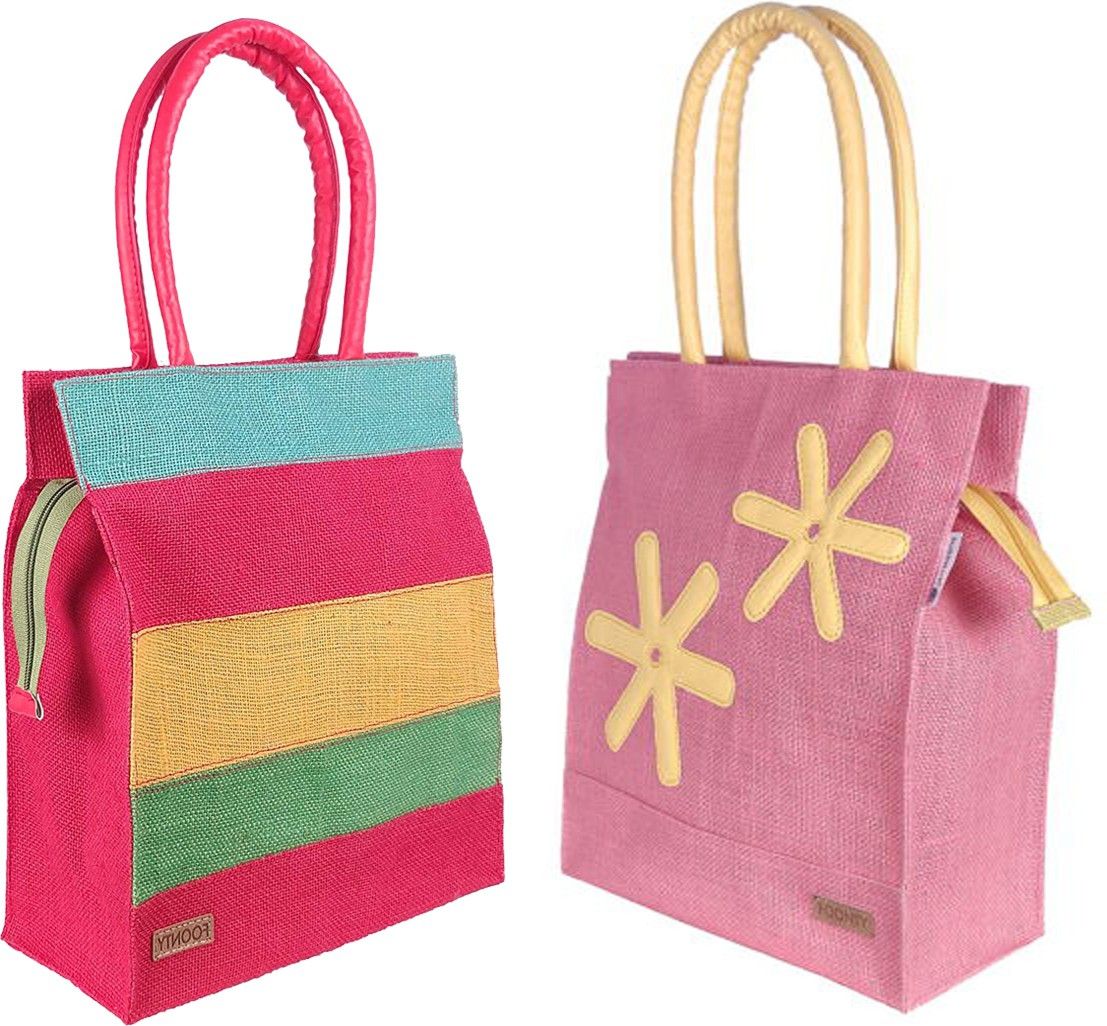 foonty Women Red, Pink Hand-held Bag-picture-5