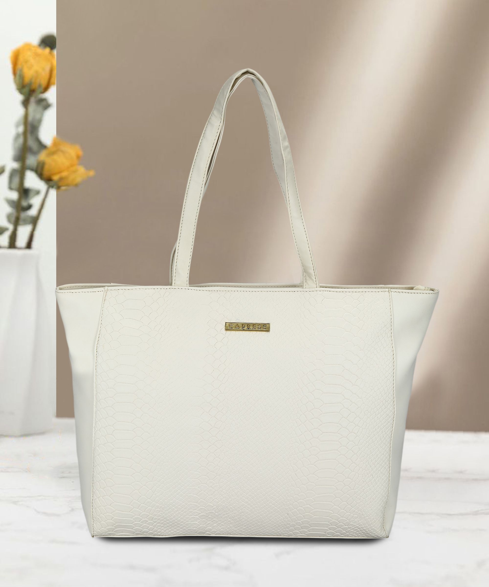 caprese Women White Tote-picture-17