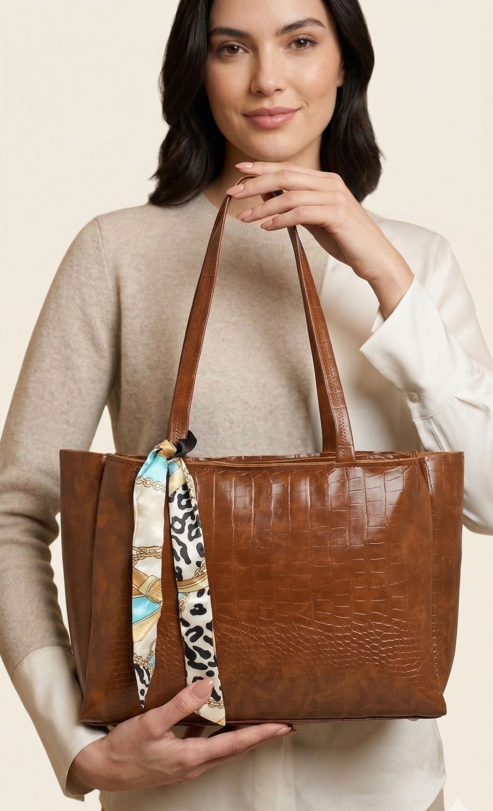 Women Tan Shoulder Bag-image-17