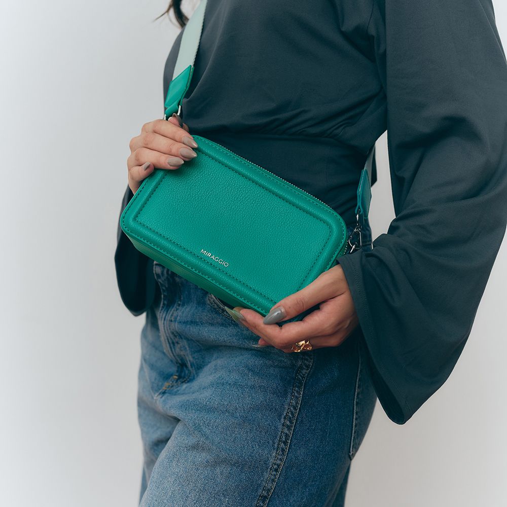 miraggio Women Green Sling Bag-picture-9