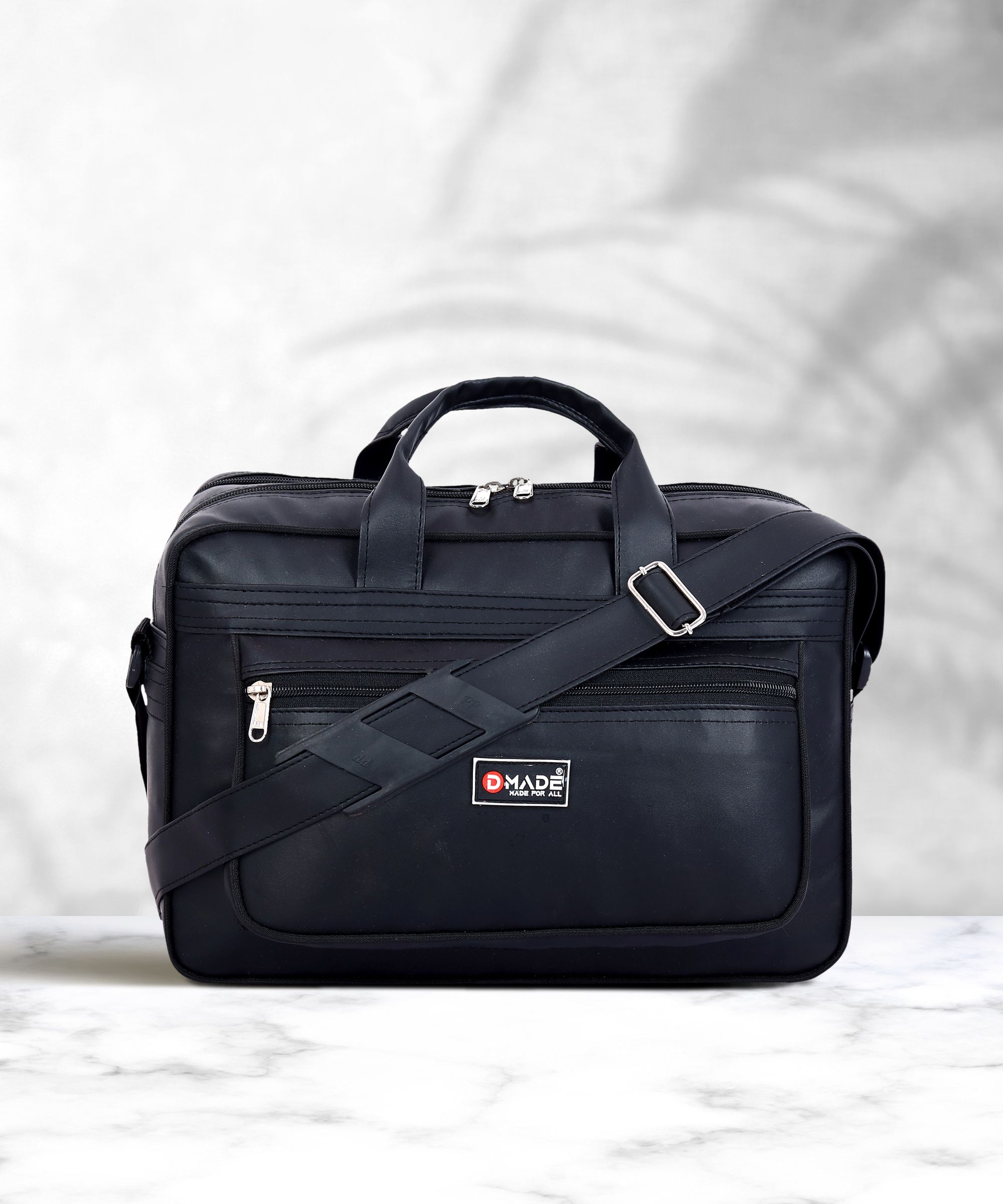 Men & Women Black Messenger Bag-image-25