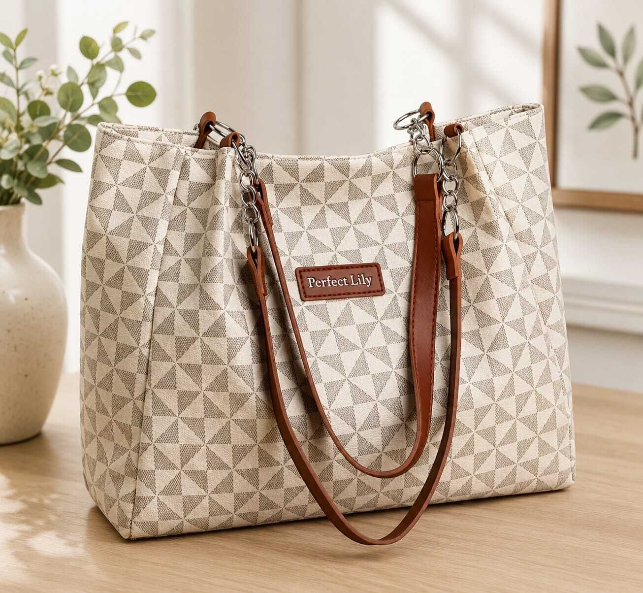 kgn Women White Tote-picture-28