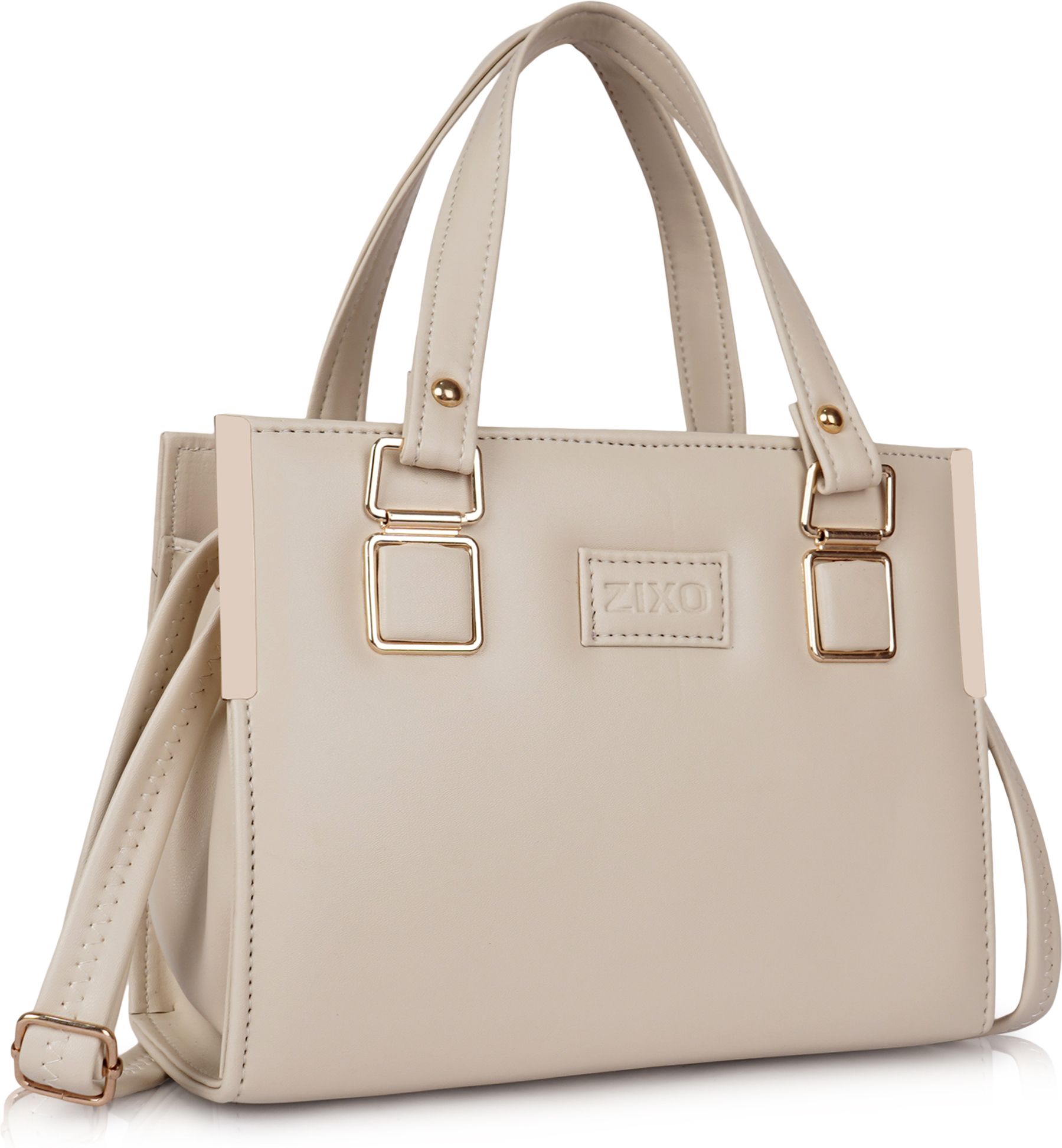 Beige Women Sling Bag with Adjustable Strap | Stylish Top Hand held Bag for Women & Girls-image-27