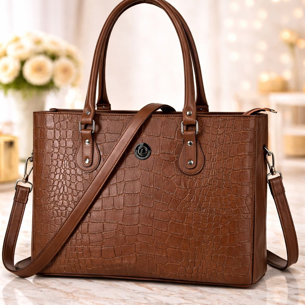 prd craft international Women Brown Tote-picture-17