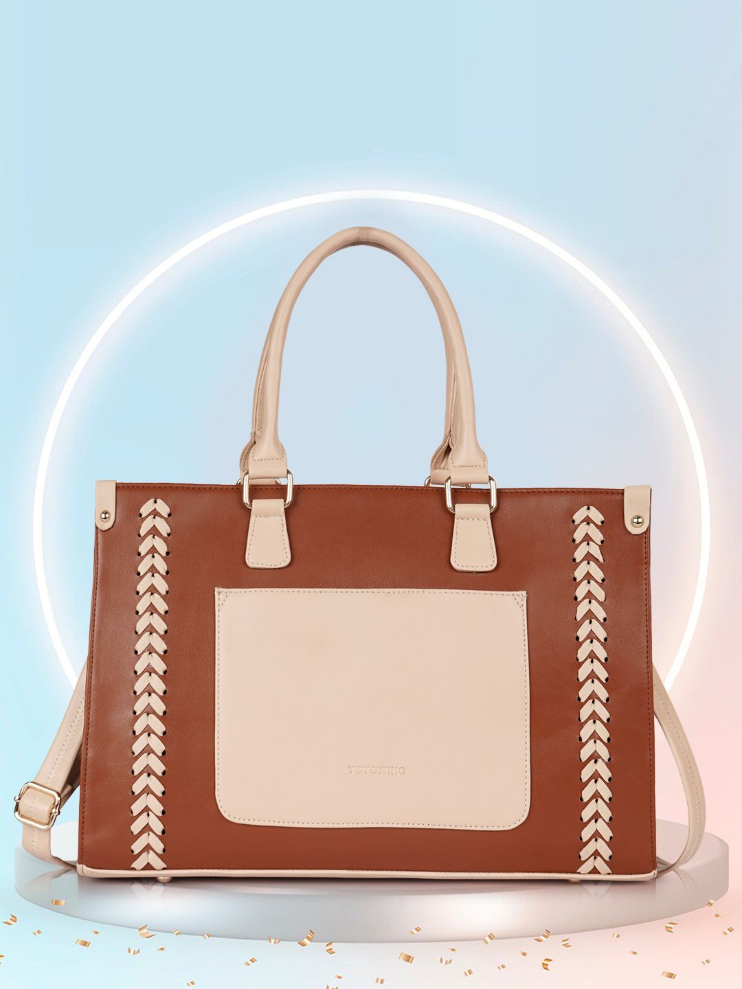 Women Tan Tote-image-5