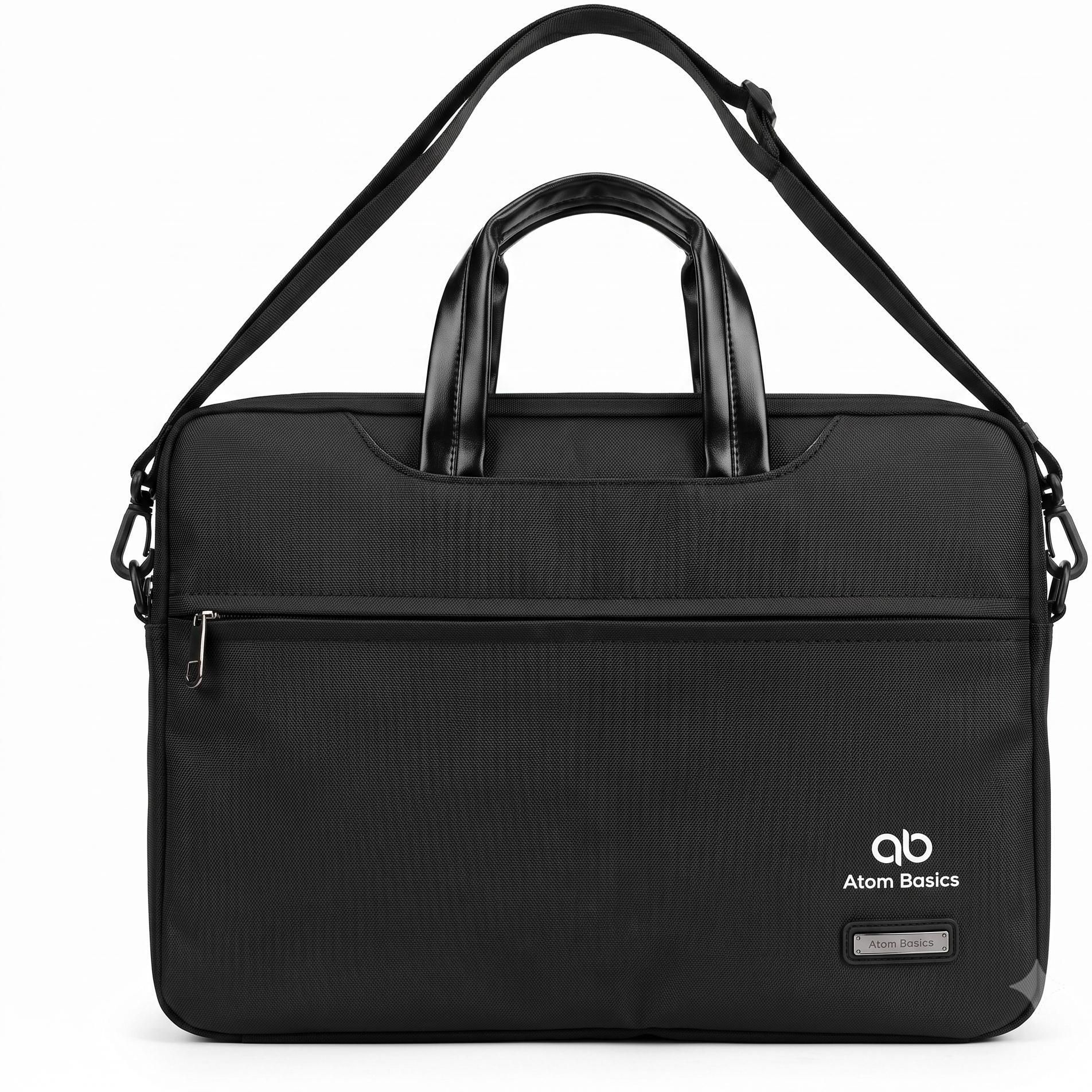 Men & Women Black Messenger Bag-image-1