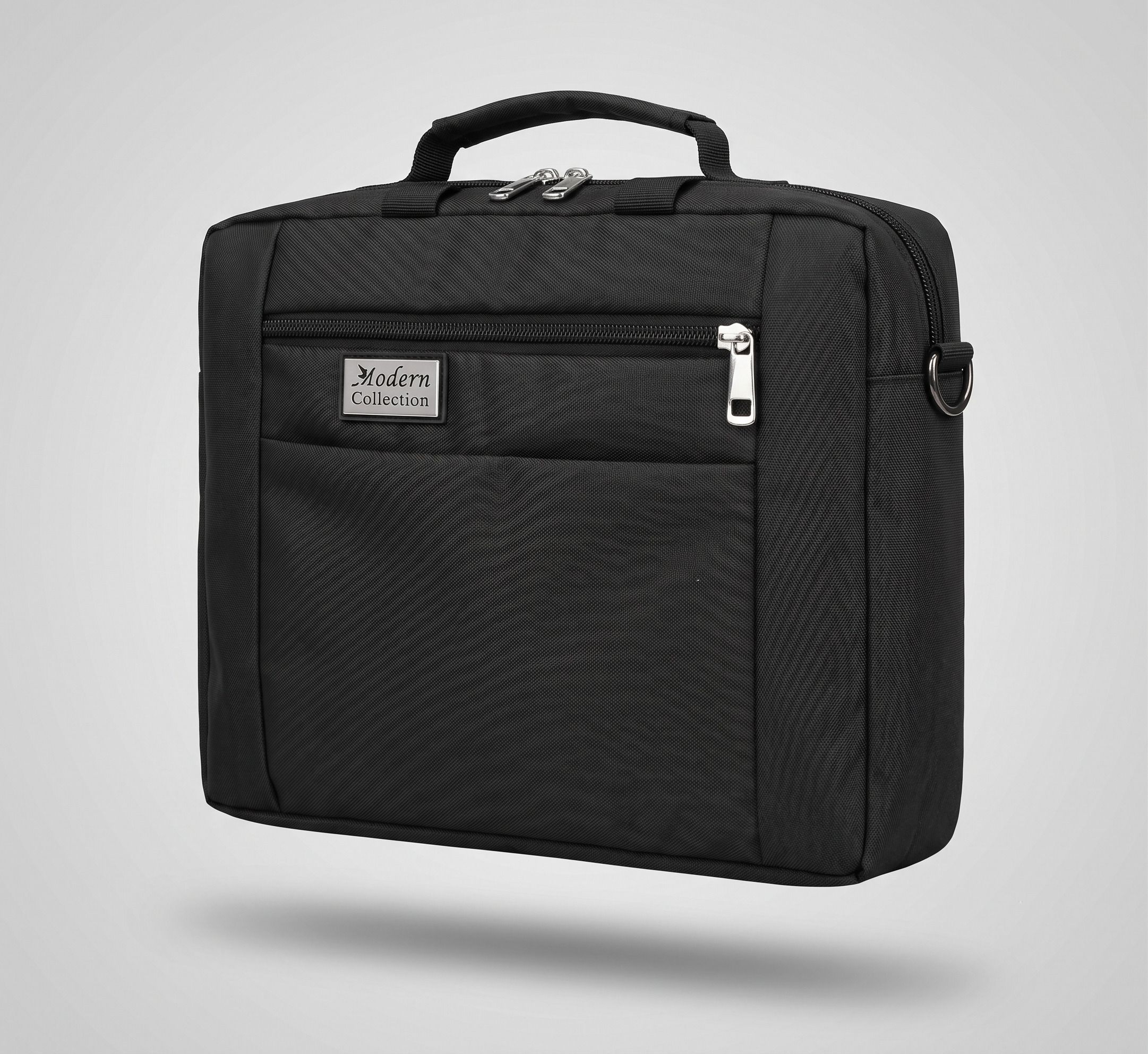 Men Black Messenger Bag-image-14