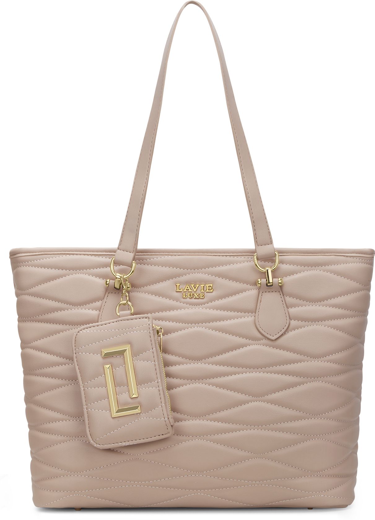lavie luxe Women Beige Tote-picture-18