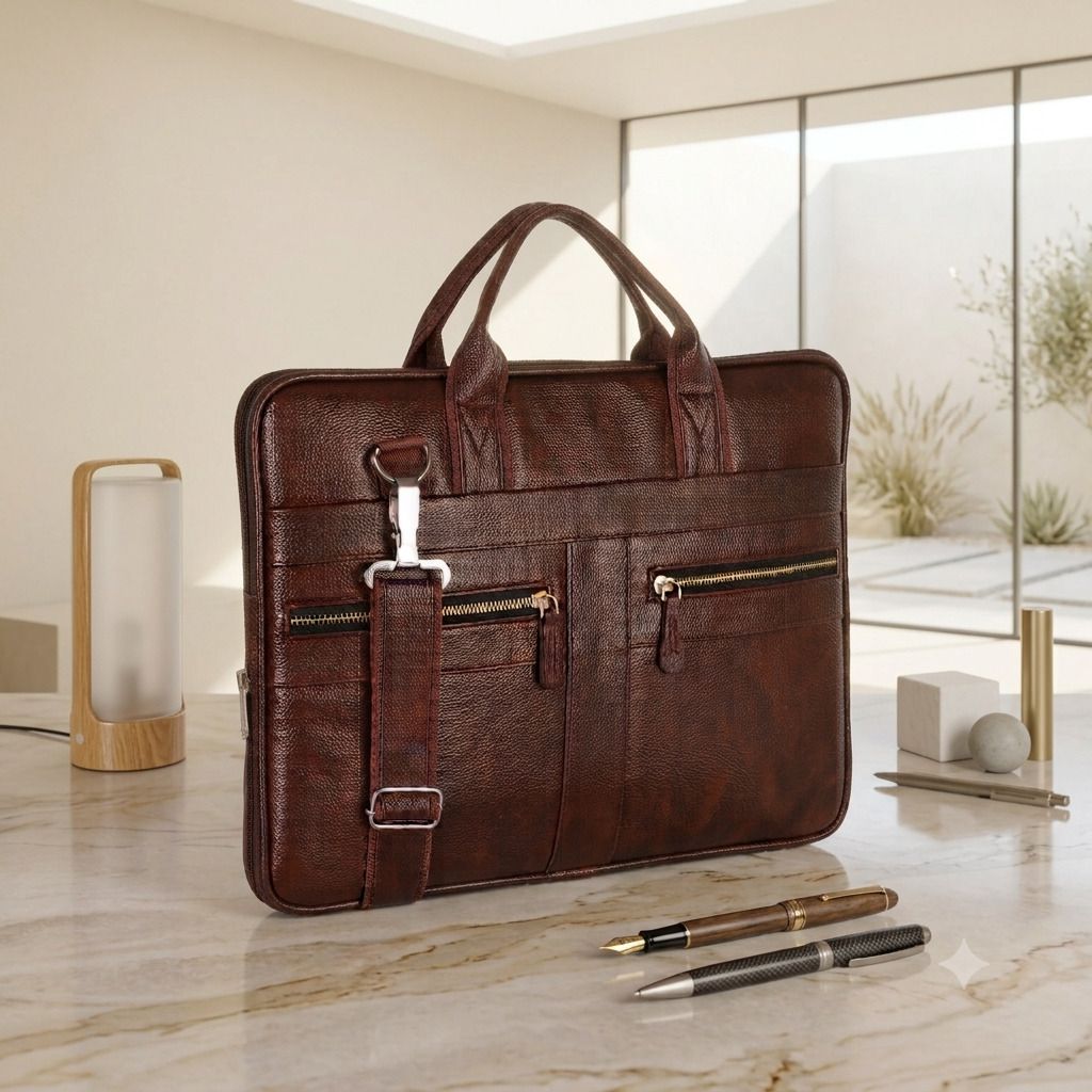 Men Brown Messenger Bag-image-22