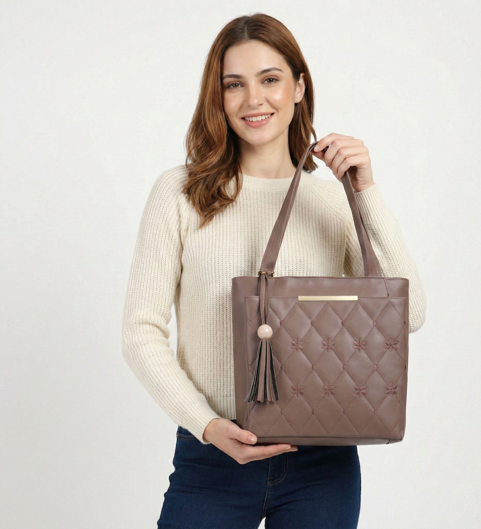 sassynslaying Women Beige Shoulder Bag-picture-20