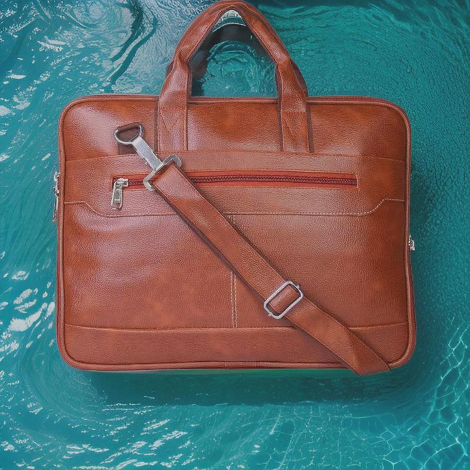 house of common Men & Women Tan Messenger Bag-picture-26