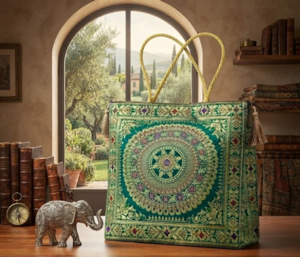 Women Green Tote-image-12