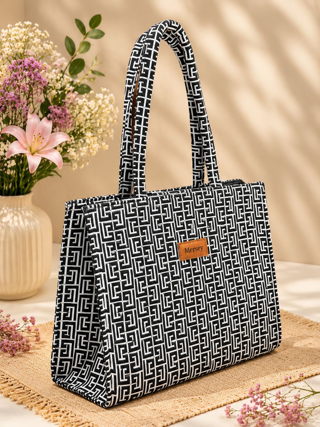 mersey Women Black, White Shoulder Bag-picture-25