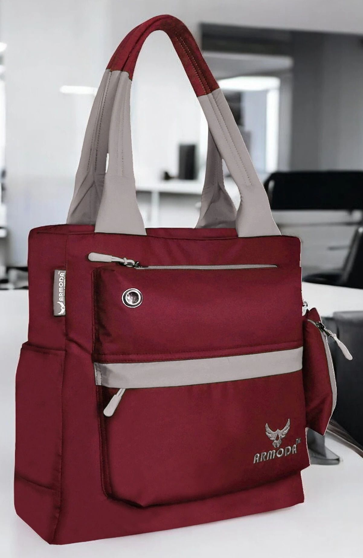 armoda Women Brown, Grey Shoulder Bag-picture-14