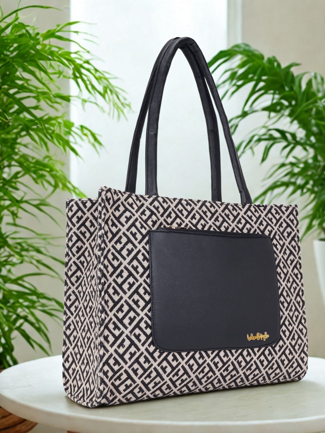 like style Women Beige, Black Shoulder Bag-picture-16