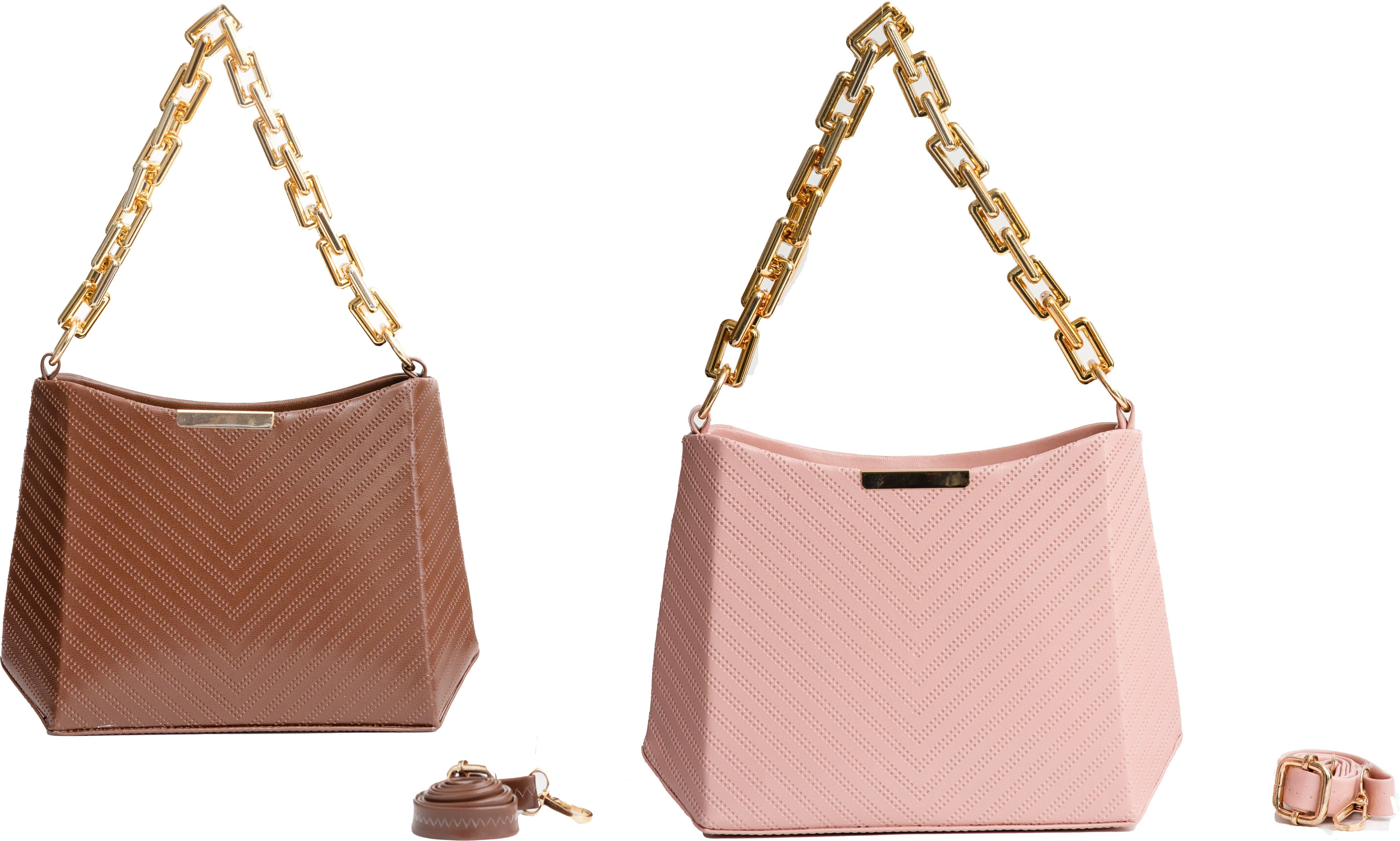 despacito Women Brown, Pink Shoulder Bag-picture-47