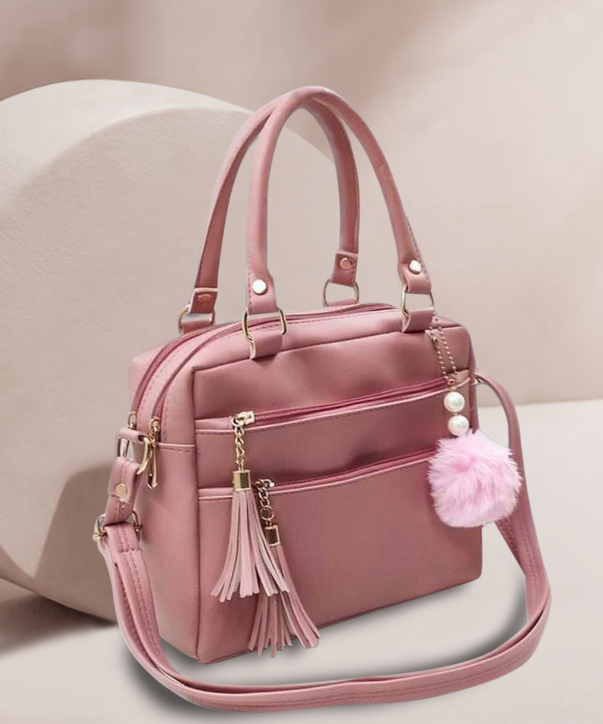 cleto Women Pink Shoulder Bag-picture-19
