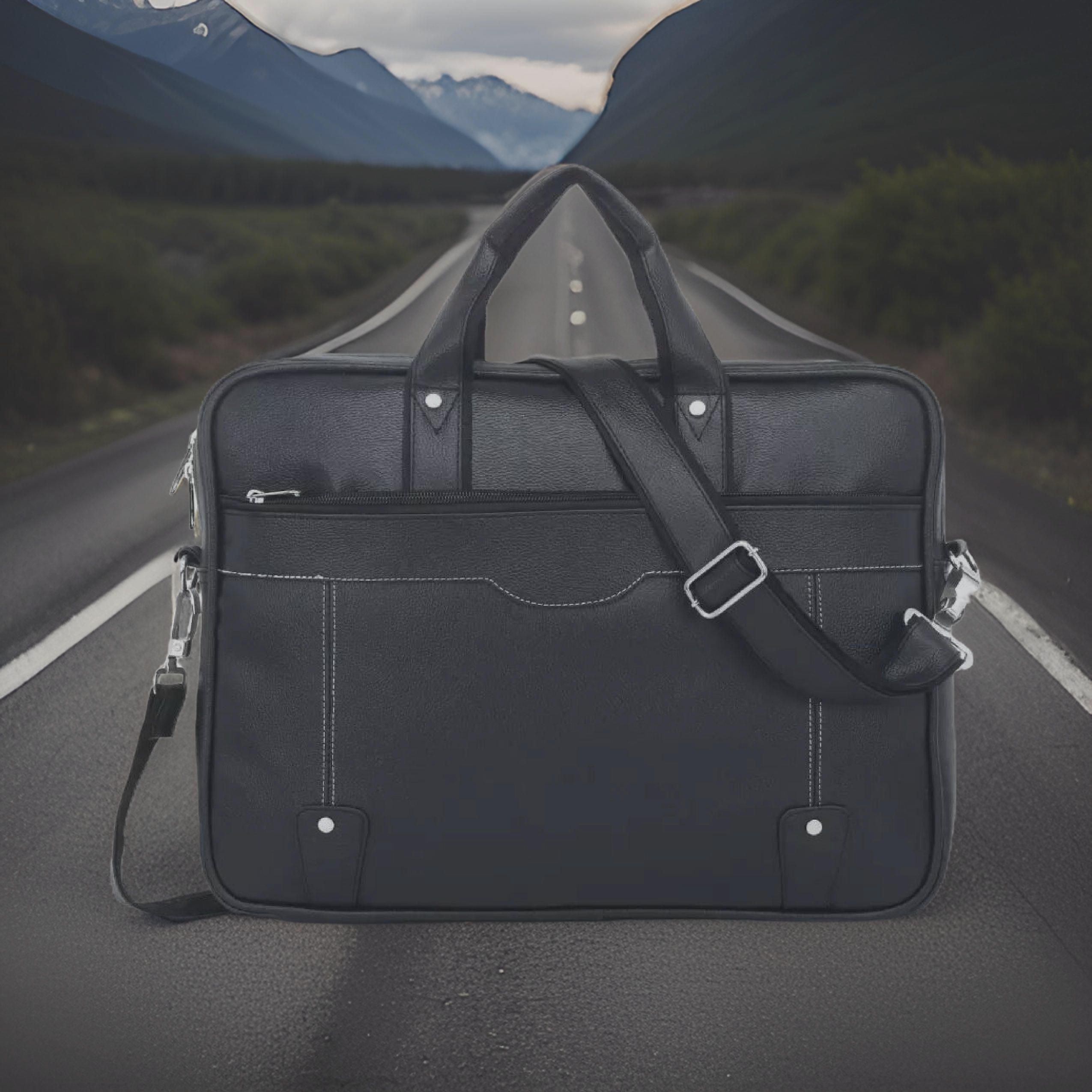 house of common Men & Women Black Messenger Bag-picture-19