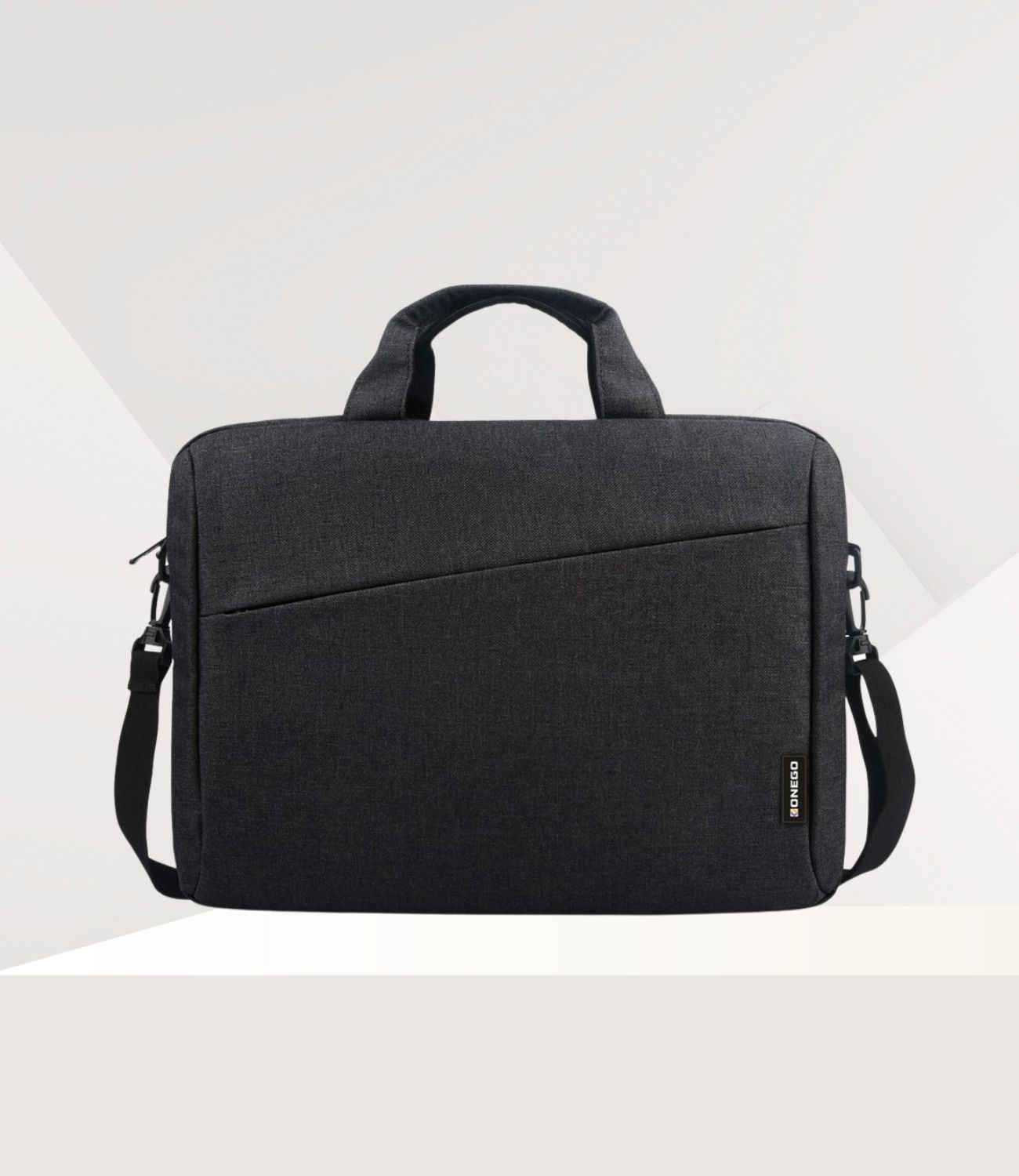 Men & Women Black Messenger Bag