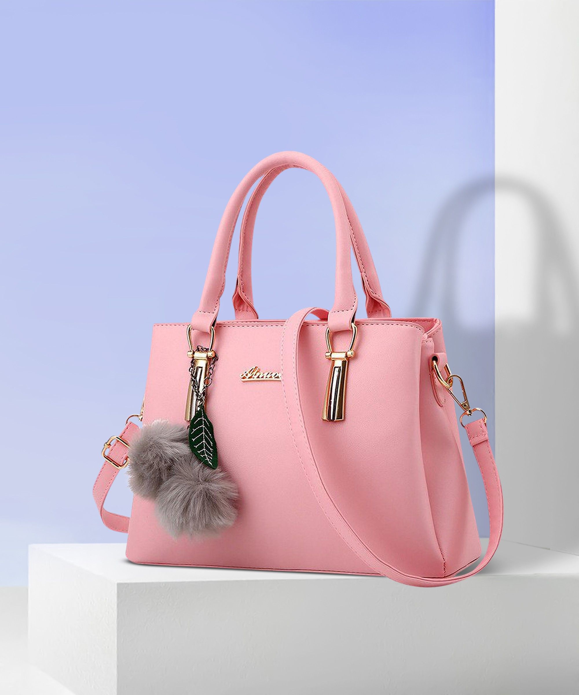 Women Pink Messenger Bag-image-23