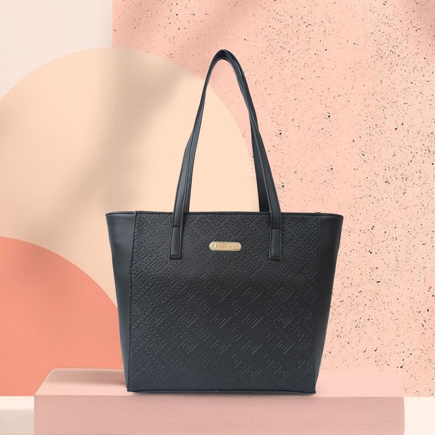 fargo Women Black Tote-picture-16