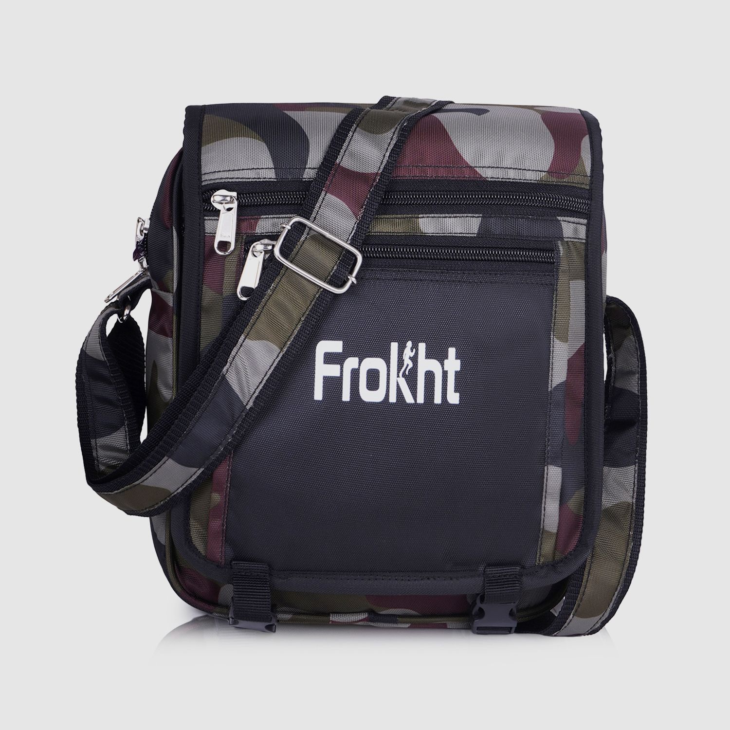 frokht Men & Women Multicolor, Black Messenger Bag-picture-26