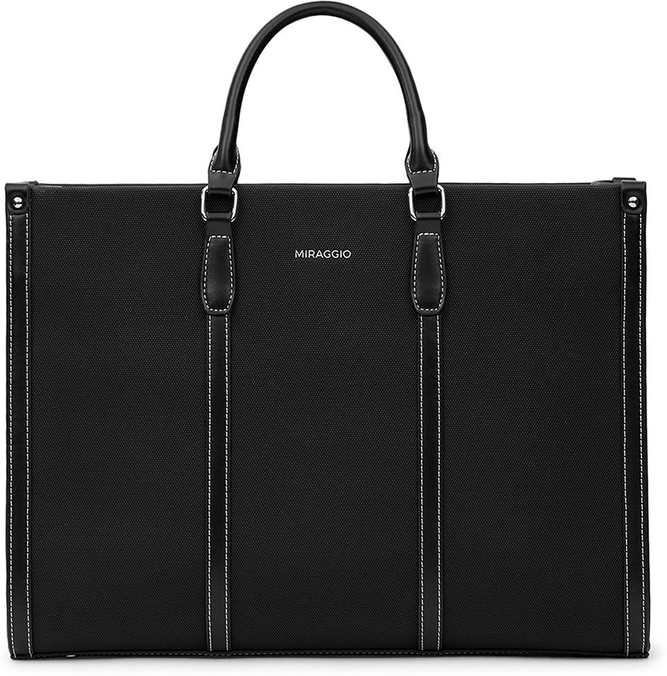 miraggio Women Black Tote-picture-11