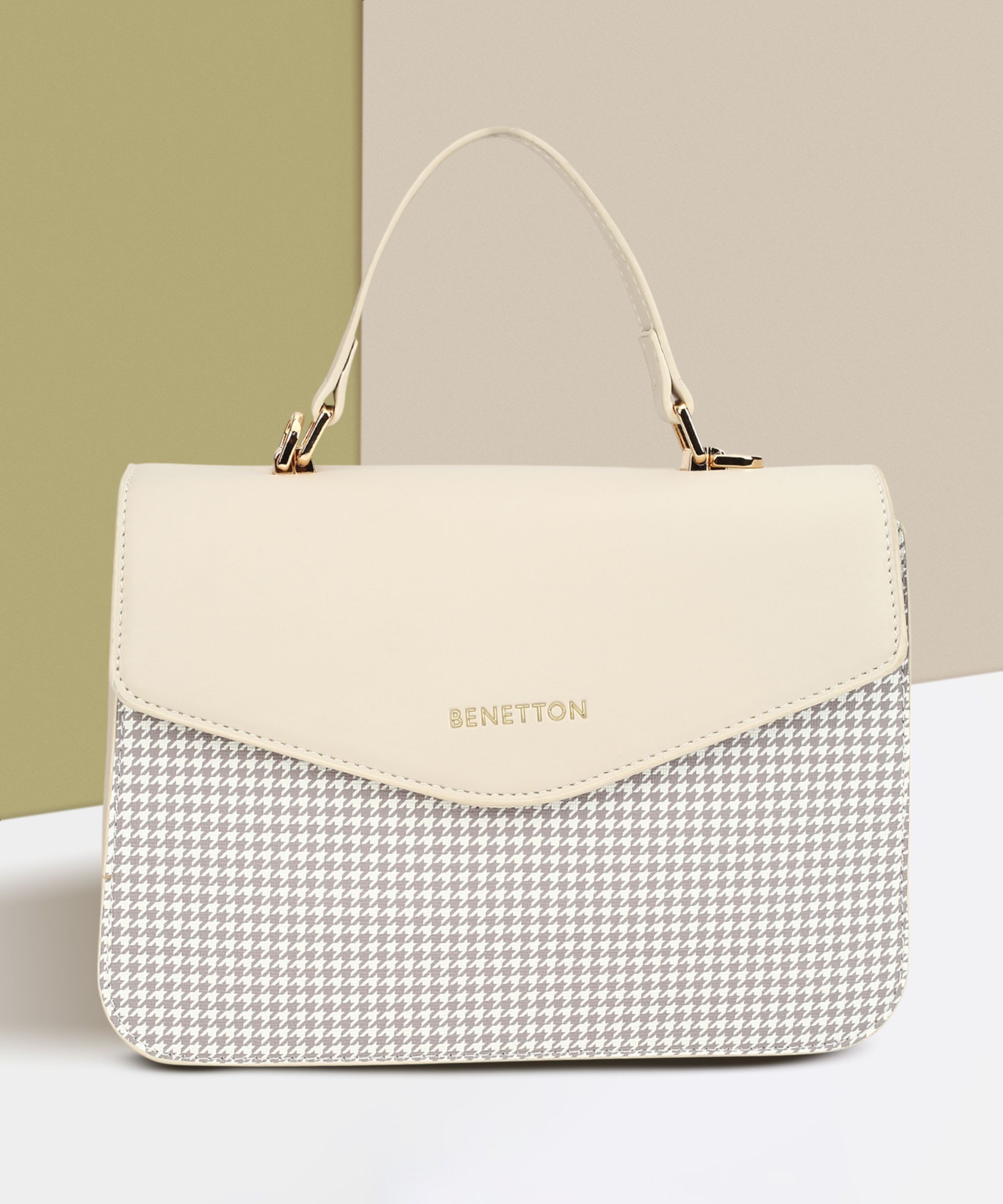 united colors of benetton Women Beige Hand-held Bag-picture-16