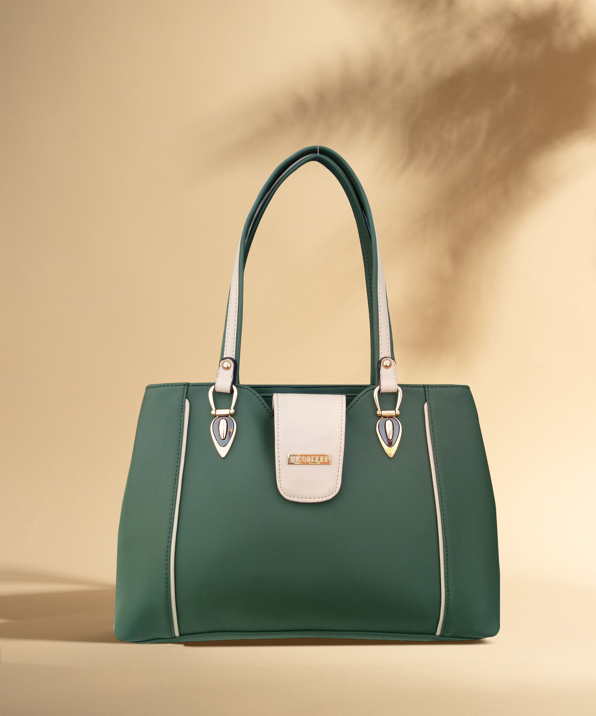 Women Green Shoulder Bag - Extra Spacious-image-23