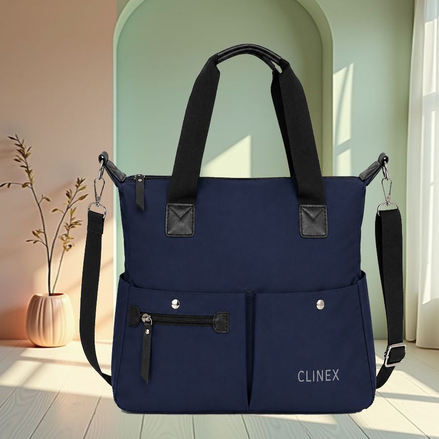 Women Blue Shoulder Bag-image-0