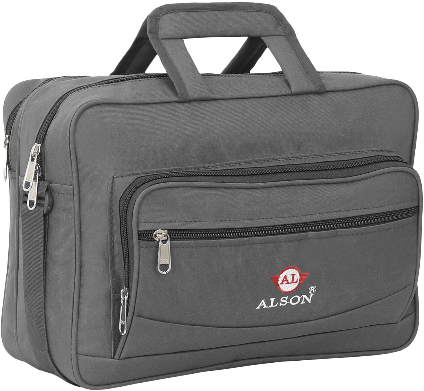 alson Men & Women Grey Messenger Bag-picture-20