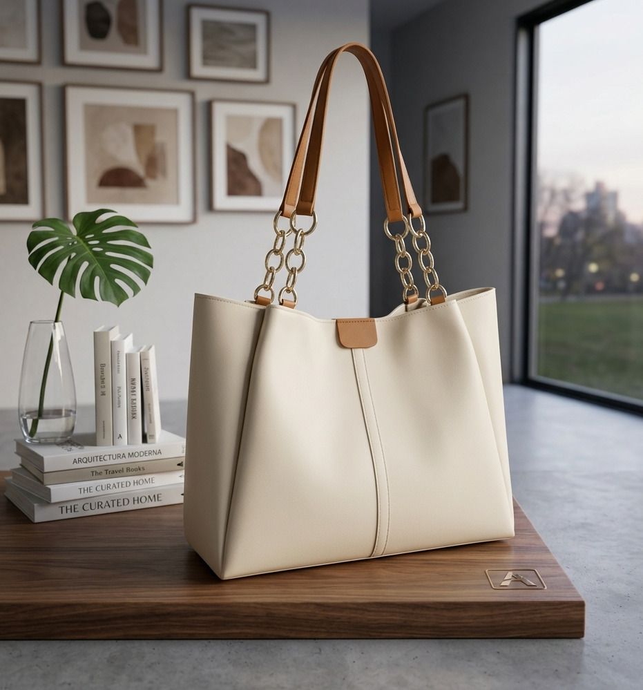 modernchicmart Women White, Beige Shoulder Bag-picture-17