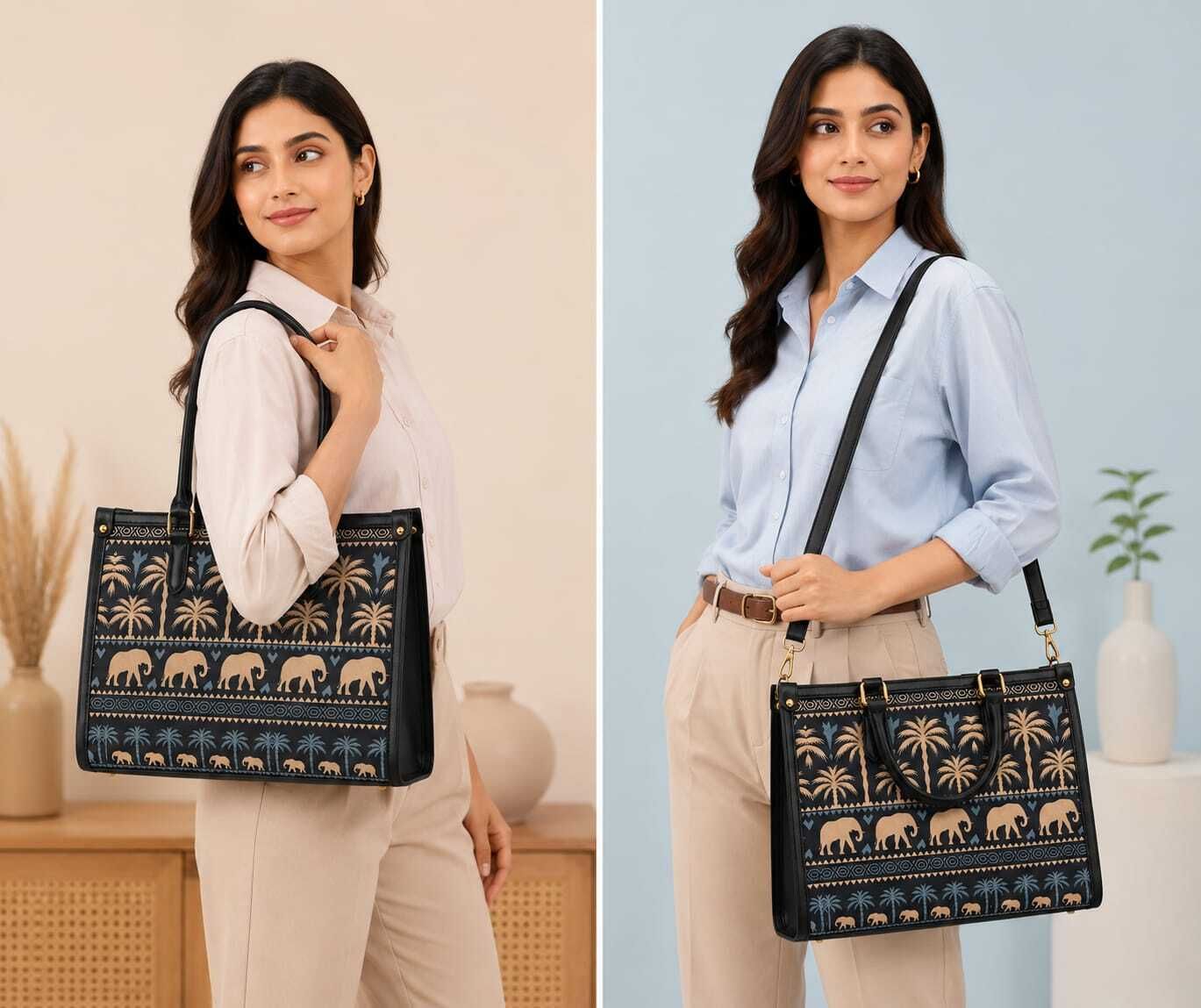 Women Multicolor Tote-image-8