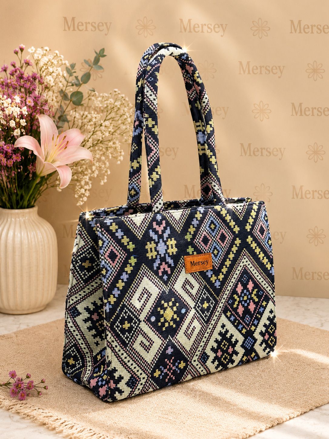 mersey Women Blue, Black, Beige, Yellow Shoulder Bag-picture-10