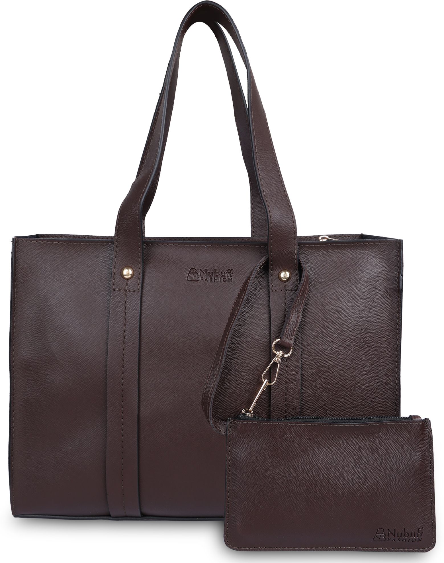 nubuff Women Brown Tote-picture-15
